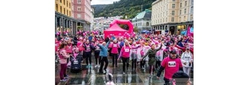 Rosa sløyfe-løpet Bergen
